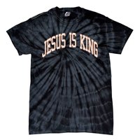 Jesus Is King Love Like Jesus Aesthetic Retro Vintage Women Tie-Dye T-Shirt