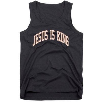 Jesus Is King Love Like Jesus Aesthetic Retro Vintage Women Tank Top