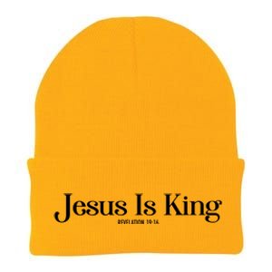 Jesus Is King Revelation 19 16 Knit Cap Winter Beanie