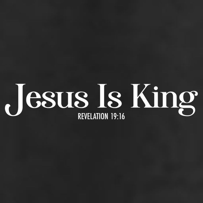 Jesus Is King Revelation 19 16 7 Panel Mesh Trucker Snapback Hat