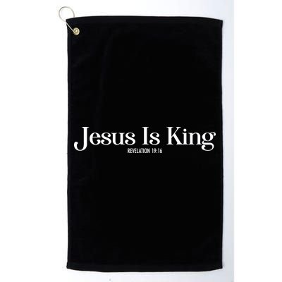Jesus Is King Revelation 19 16 Golf Towel