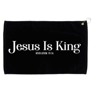 Jesus Is King Revelation 19 16 Grommeted Golf Towel