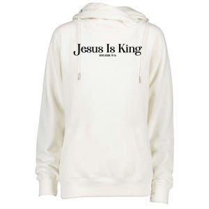 Jesus Is King Revelation 19 16 Womens Funnel Neck Pullover Hood