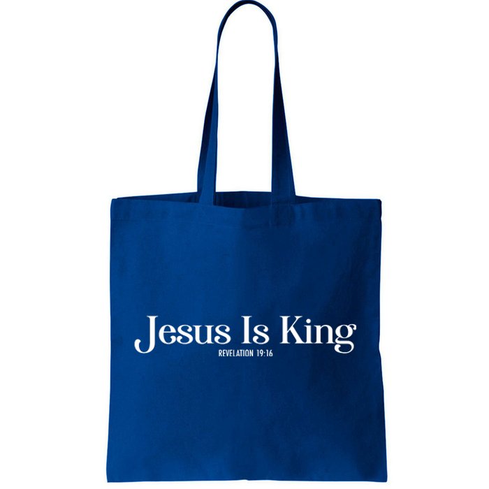 Jesus Is King Revelation 19 16 Tote Bag