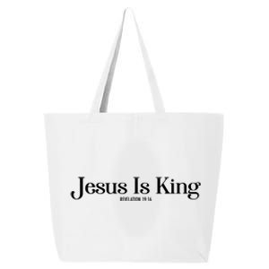 Jesus Is King Revelation 19 16 25L Jumbo Tote