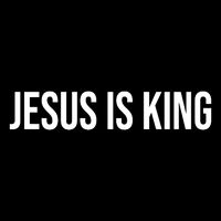 Jesus is King Minimalist Christian Faith Flatbill Hat