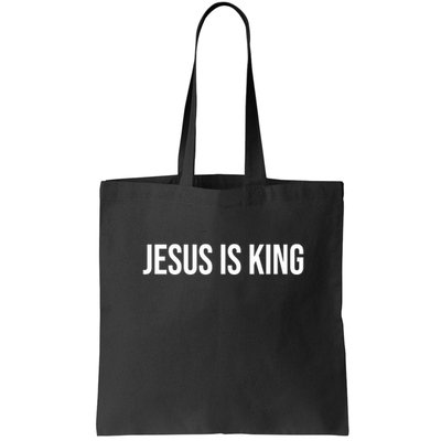 Jesus is King Minimalist Christian Faith Bag