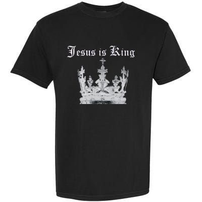 JESUS IS KING Garment-Dyed Heavyweight T-Shirt