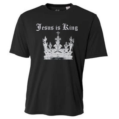 JESUS IS KING Cooling Performance Crew T-Shirt