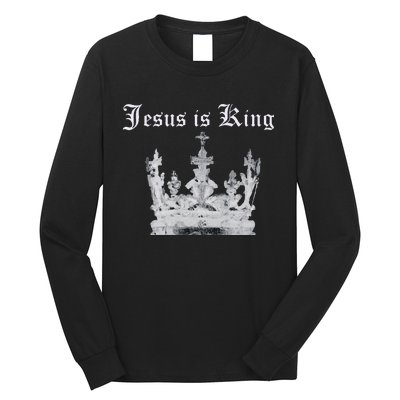 JESUS IS KING Long Sleeve Shirt