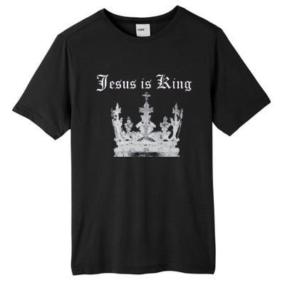 JESUS IS KING Tall Fusion ChromaSoft Performance T-Shirt