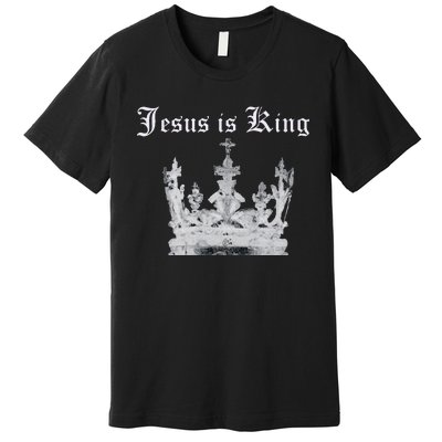 JESUS IS KING Premium T-Shirt