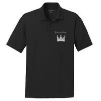 JESUS IS KING PosiCharge RacerMesh Polo