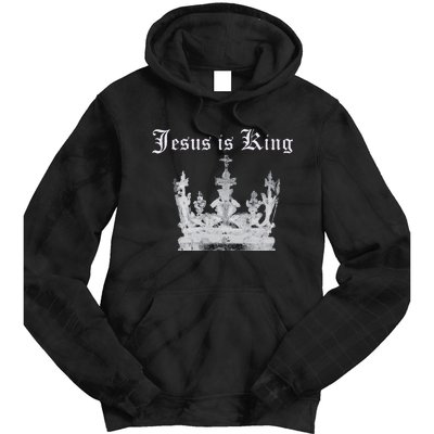 JESUS IS KING Tie Dye Hoodie