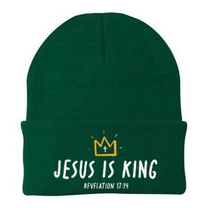 Jesus Is King Christ Is King King Of Kings Lord Of Lords Knit Cap Winter Beanie