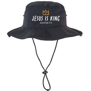 Jesus Is King Christ Is King King Of Kings Lord Of Lords Legacy Cool Fit Booney Bucket Hat