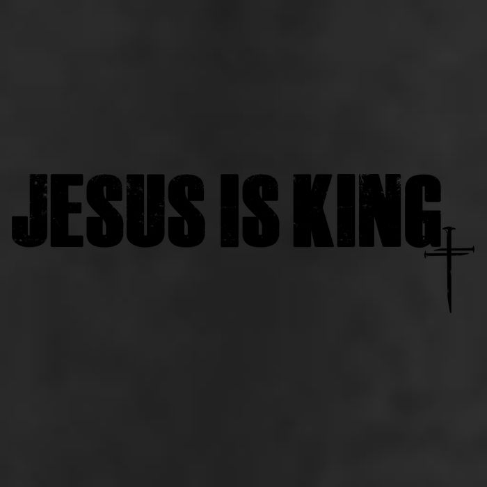 Jesus Is King Simple King Of Kings 3 Nails Cross Redeemed Collection Trucker Hat