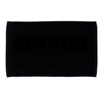 Jesus Is King Simple King Of Kings 3 Nails Cross Redeemed Collection Microfiber Hand Towel