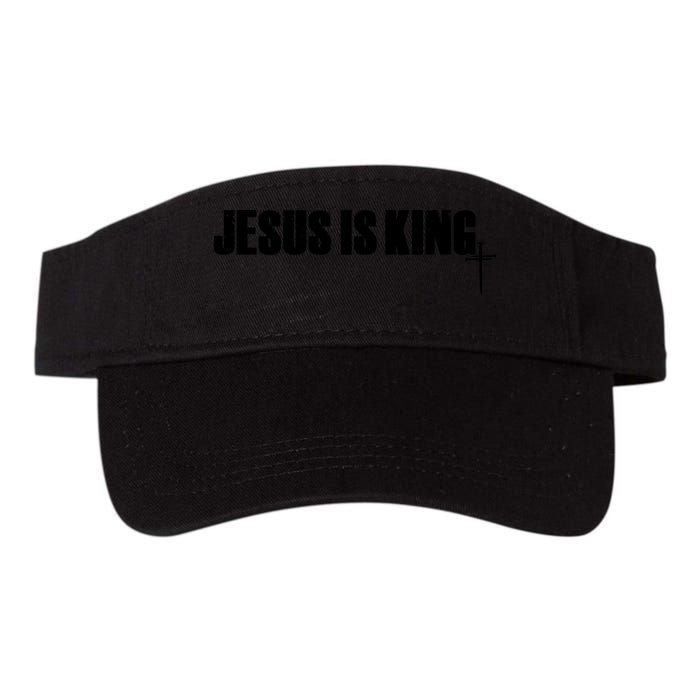 Jesus Is King Simple King Of Kings 3 Nails Cross Redeemed Collection Visor