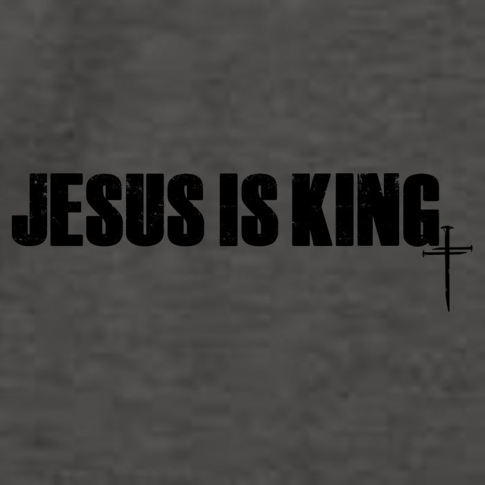 Jesus Is King Simple King Of Kings 3 Nails Cross Redeemed Collection Vector Backpack
