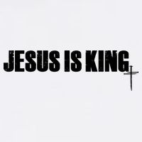 Jesus Is King Simple King Of Kings 3 Nails Cross Redeemed Collection Garment-Dyed Sweatshirt