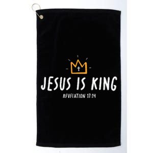 Jesus Is King Christ Is King King Of Kings Lord Of Lords Platinum Collection Golf Towel