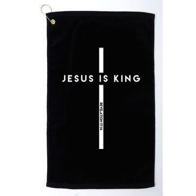 Jesus Is King Cross Revelation Platinum Collection Golf Towel