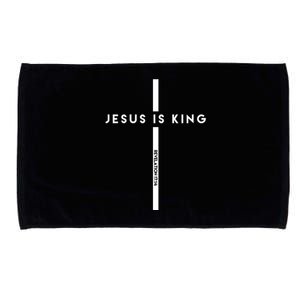 Jesus Is King Cross Revelation Microfiber Hand Towel