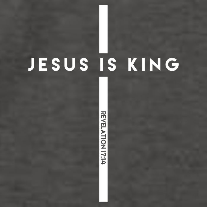 Jesus Is King Cross Revelation Vector Backpack