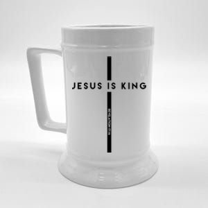 Jesus Is King Cross Revelation Beer Stein