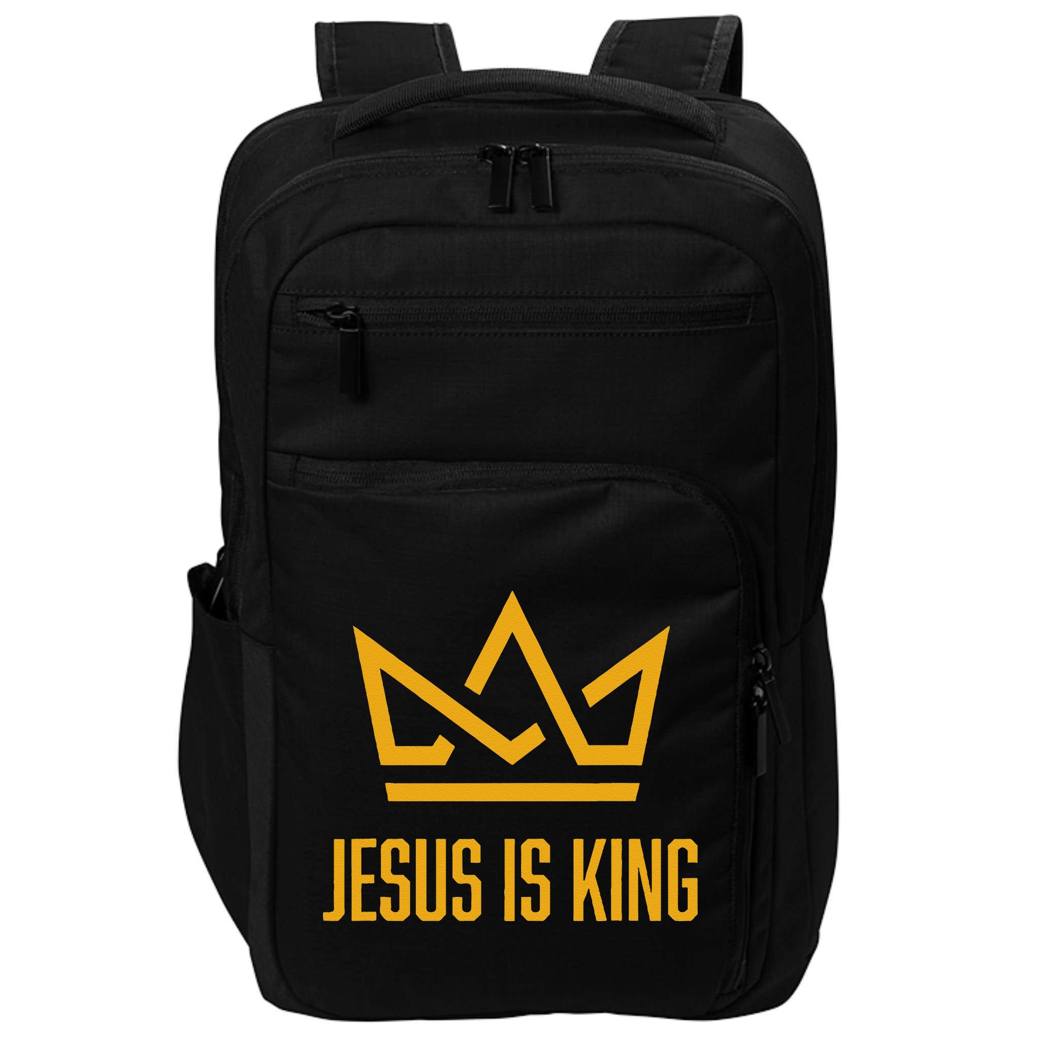 Jesus Is King Christian Faith Gifts Impact Tech Backpack