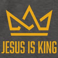 Jesus Is King Christian Faith Gifts Vector Backpack