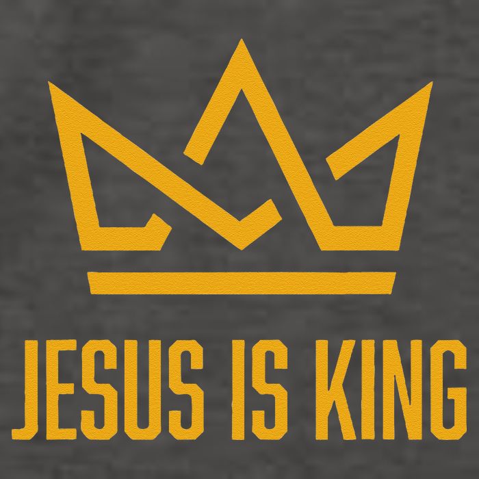 Jesus Is King Christian Faith Gifts Vector Backpack
