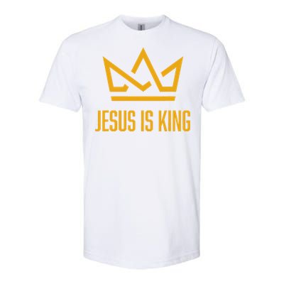 Jesus Is King Christian Faith Gifts Softstyle® CVC T-Shirt