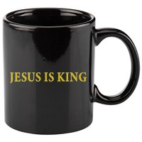 Jesus Is King Christian Gift 11oz C Handle Ceramic Mug