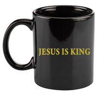 Jesus Is King Christian Gift 11oz C Handle Ceramic Mug