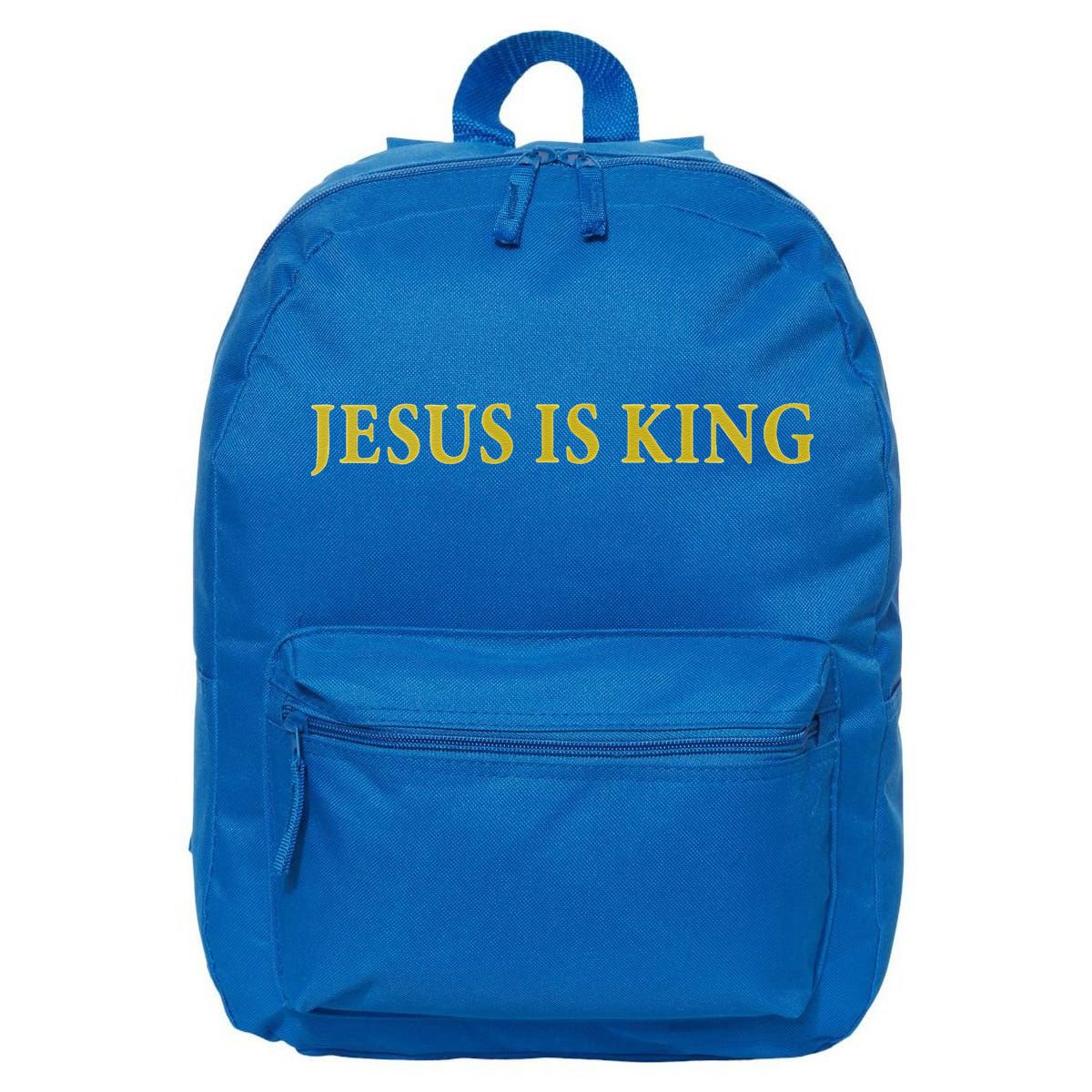 Jesus Is King Christian Gift 16 in Basic Backpack