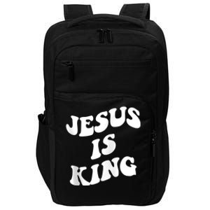 Jesus is king aesthetic trendy Zip Hoodie Impact Tech Backpack