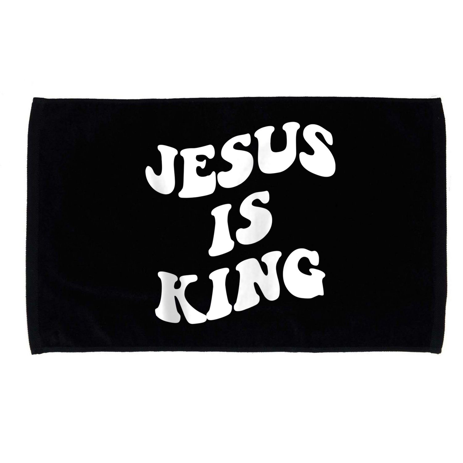Jesus is king aesthetic trendy Zip Hoodie Microfiber Hand Towel