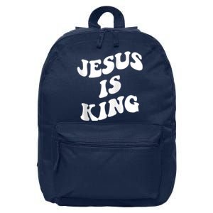 Jesus is king aesthetic trendy Zip Hoodie 16 in Basic Backpack