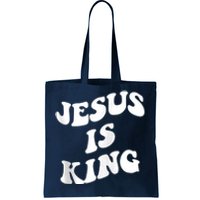 Jesus is king aesthetic trendy Zip Hoodie Tote Bag