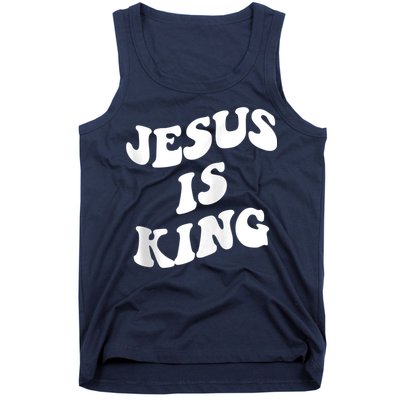Jesus is king aesthetic trendy Zip Hoodie Tank Top