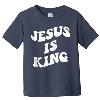 Jesus is king aesthetic trendy Zip Hoodie Toddler T-Shirt