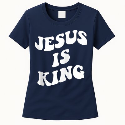 Jesus is king aesthetic trendy Zip Hoodie Womens T-Shirt