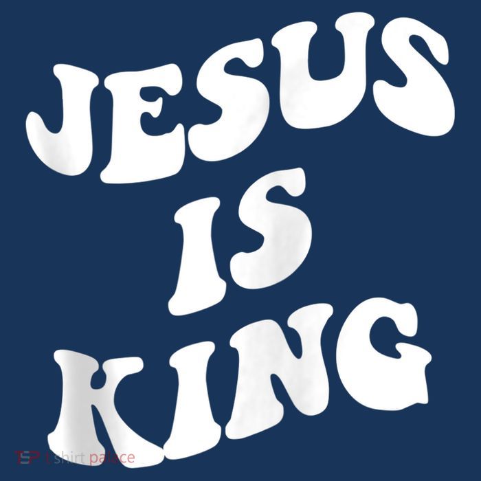 Jesus is king aesthetic trendy Zip Hoodie Womens T-Shirt