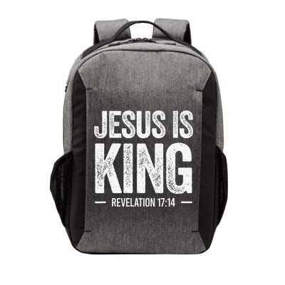 Jesus Is King Revelation 1714 Christian Faith Bible Verse Vector Backpack