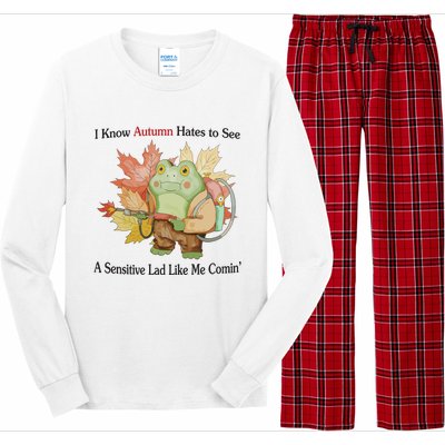 Jmcgg I Know Autumn Hates To See A Sensitive Lad Like Me Comin Long Sleeve Pajama Set