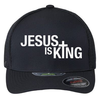 Jesus Is King Flexfit Unipanel Trucker Cap
