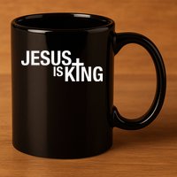 Jesus Is King 11oz C Handle Ceramic Mug