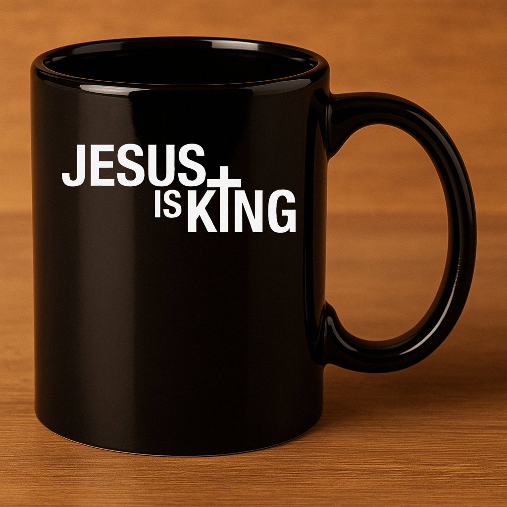 Jesus Is King 11oz C Handle Ceramic Mug
